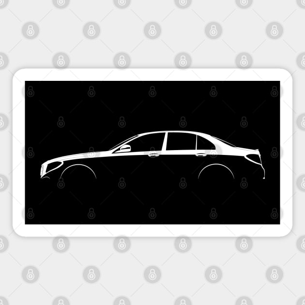 Mercedes-Benz E-Class (W213) Silhouette Magnet by Car-Silhouettes